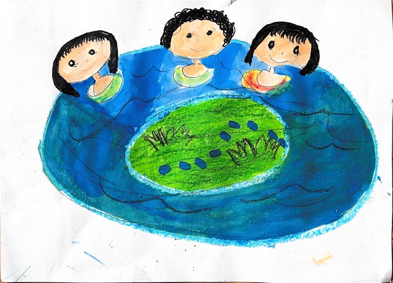 「海水プール」 広島県、11歳