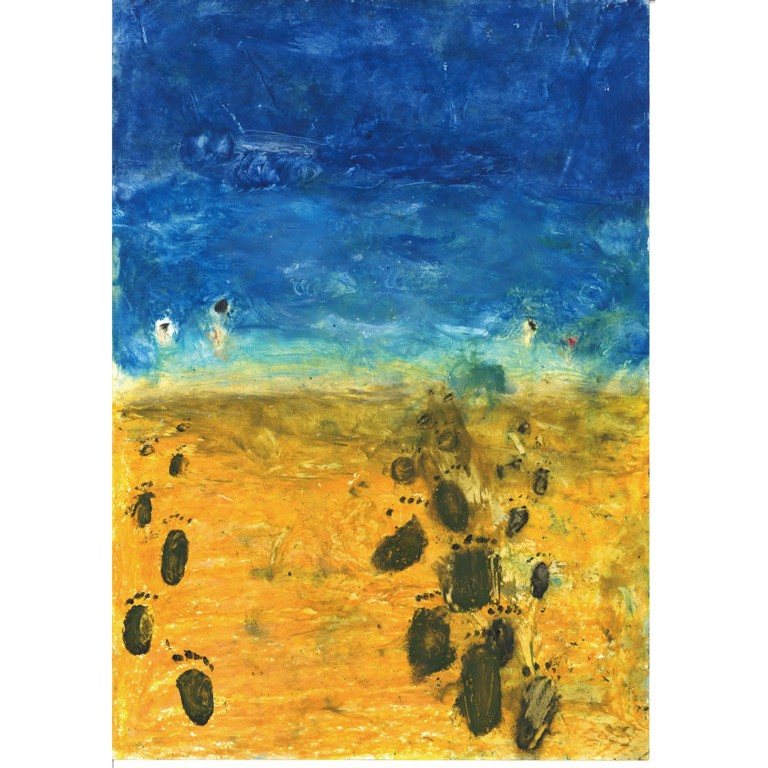 「初めての海～海と浜辺～」 東京都、9歳