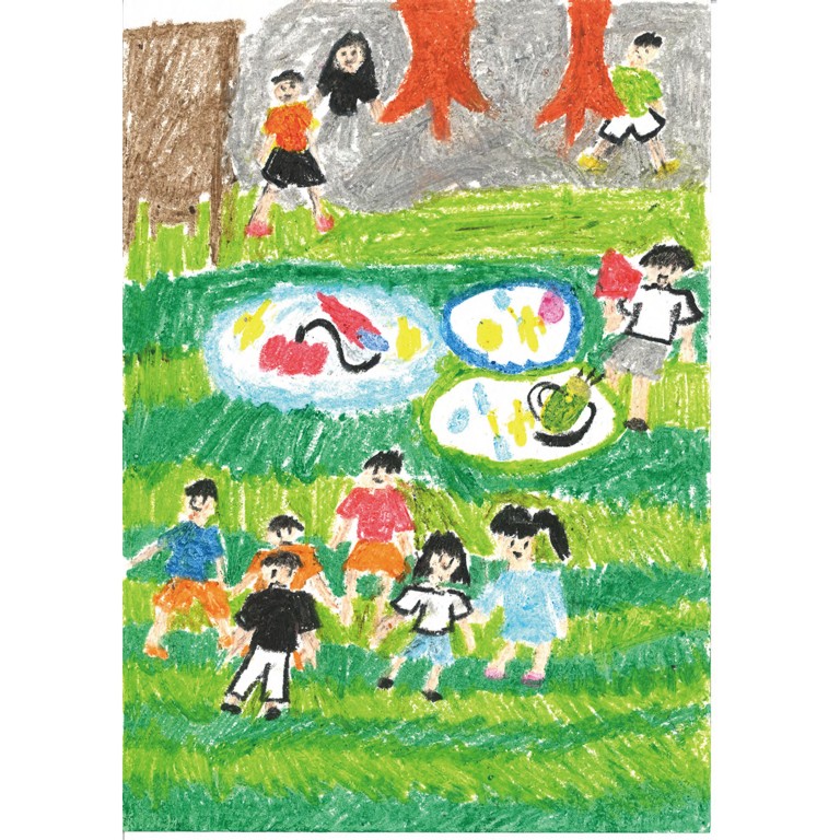 「楽しい水でっぽー大会のじゅんび」 大阪府、9歳