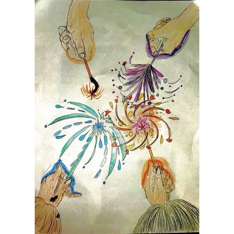 「思い出の花火」 熊本県、11歳