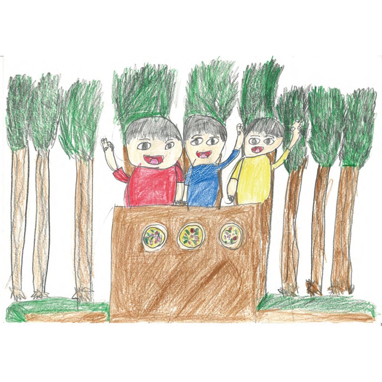 「ピザ作り」 福岡県、10歳