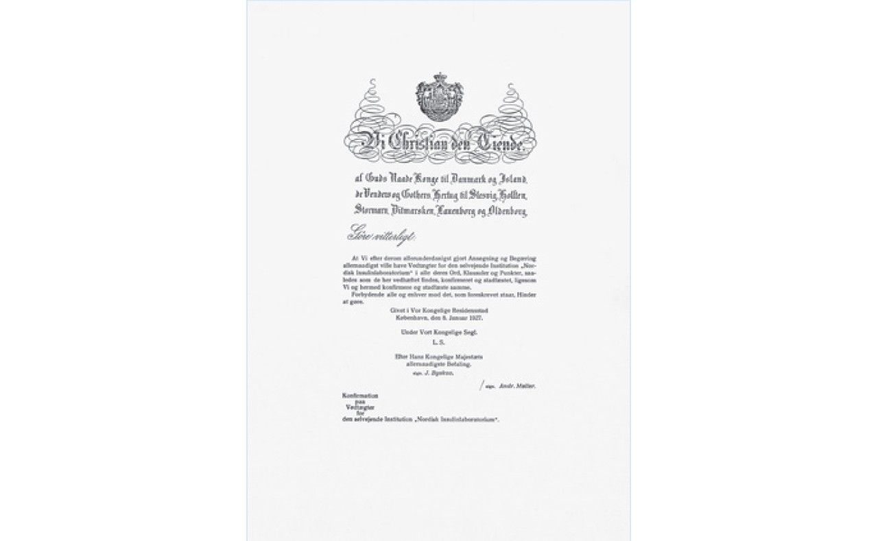 Document fondateur de la Fondation