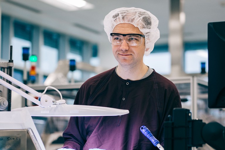 A Novo Nordisk Trading Partner in a lab setting