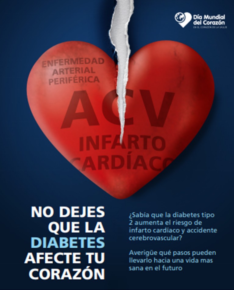 No dejes que la diabetes afecte a tu corazón