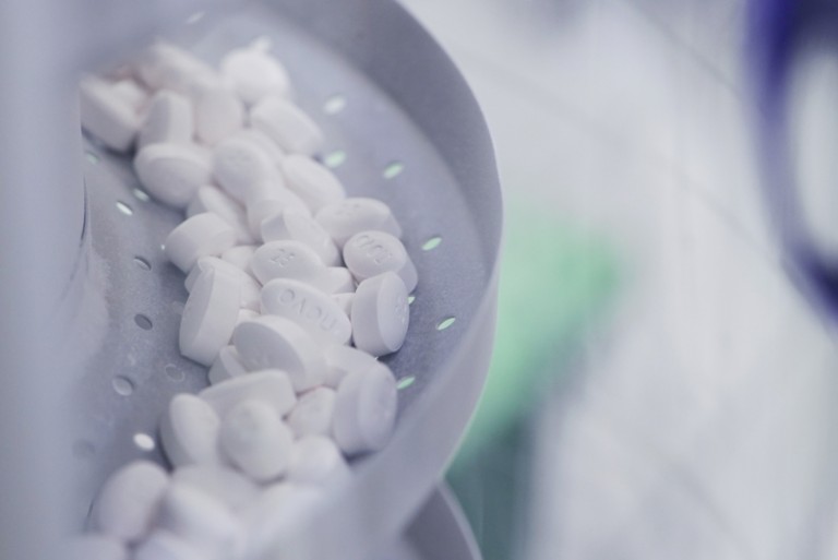 Wegovy® 25 mg pill in production
