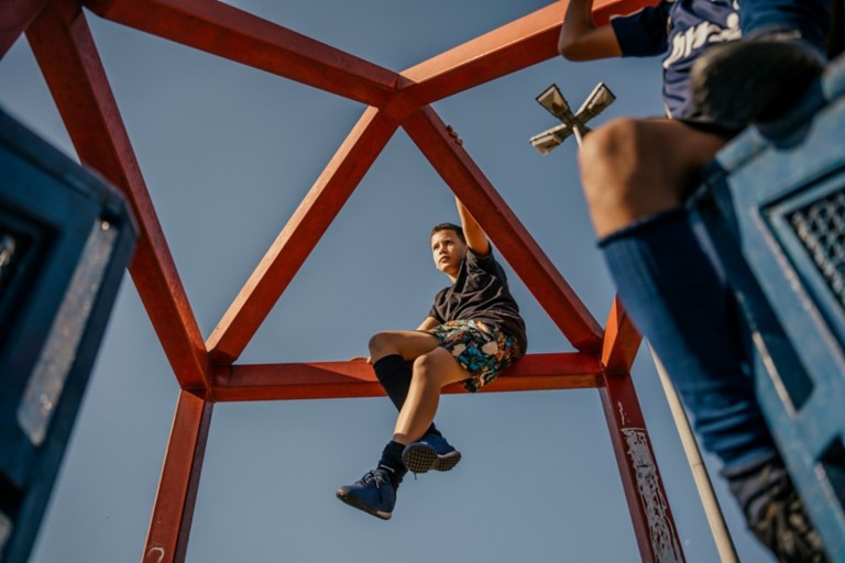 Boy on the playground