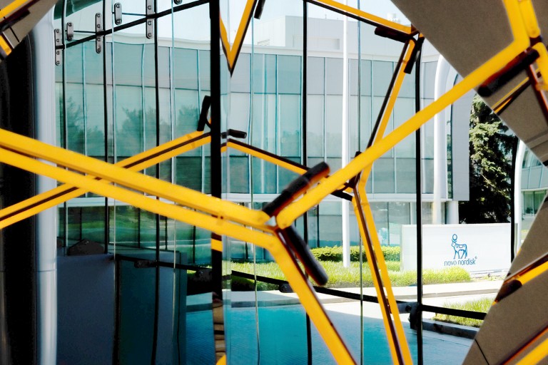 A geometric structure at the Novo Nordisk building