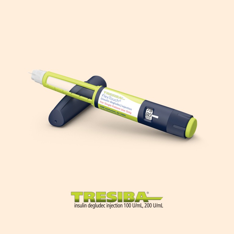 Tresiba® (insulin degludec) injection 100 U/mL, 200 U/mL