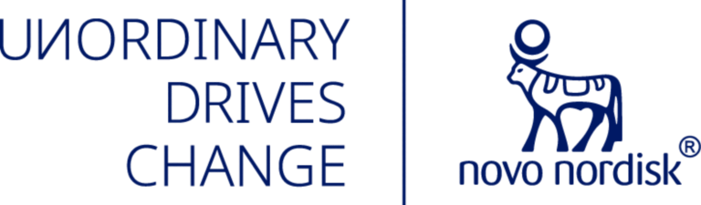 Novo Nordisk Unordinary drives change wordmark logo