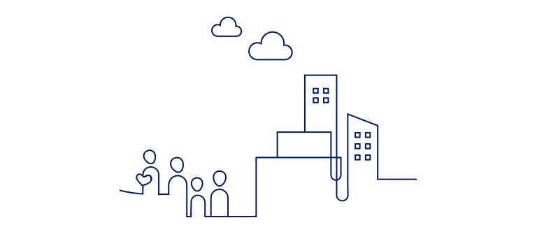 Illustration of a company