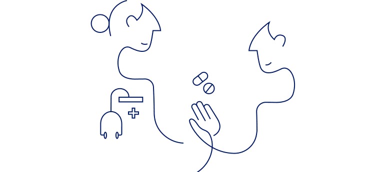 Illustration of healthcare professional