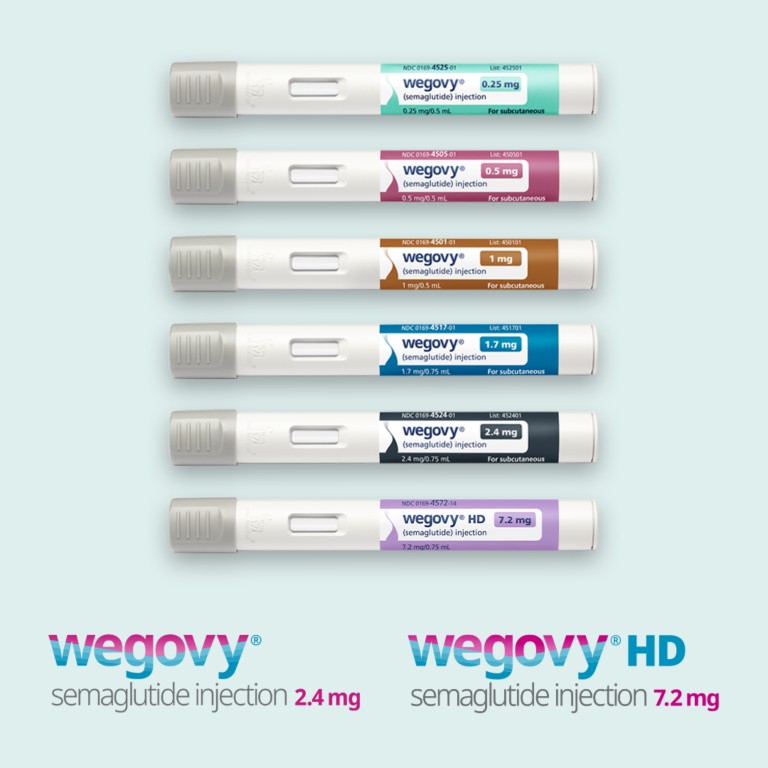 Wegovy<sup>®</sup> semaglutide injection