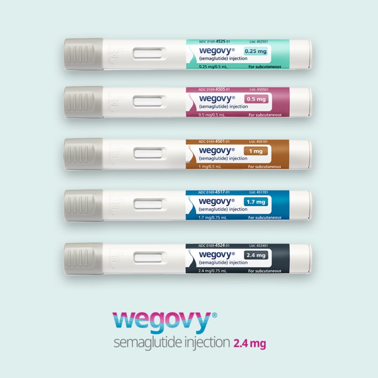 Wegovy<sup>®</sup> semaglutide injection