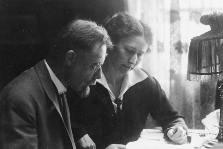 August and Marie Krogh, whose work became the starting point for the Nordisk Insulin laboratorium