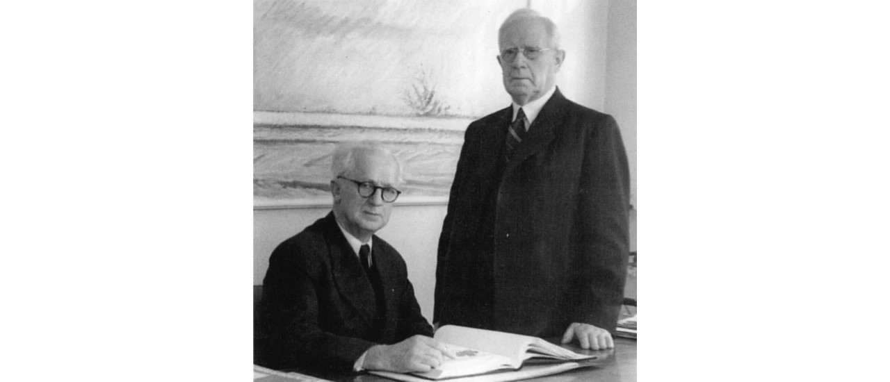 Harald och Thorvald Pedersen grundade Novo Stiftelsen 1951.