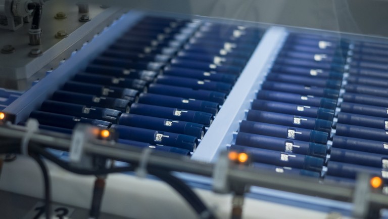 Image of pens being produced