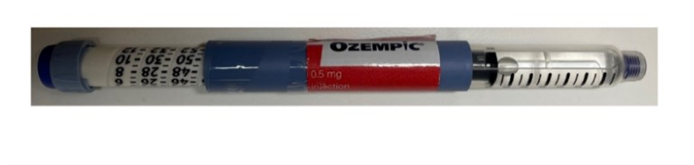 Beispiel eines gefälschten Ozempic-Pens