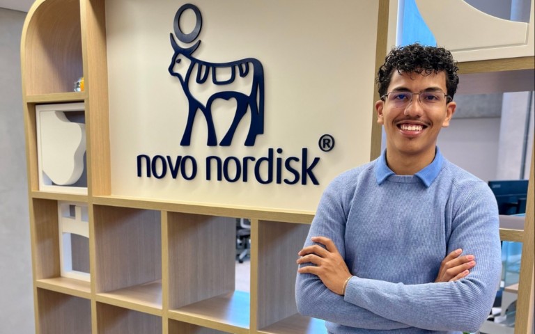 Leandro in Novo Nordisk building