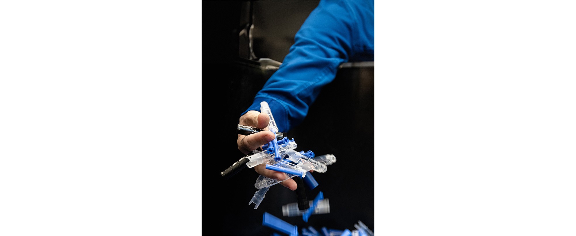 Used inslin pens being recycled