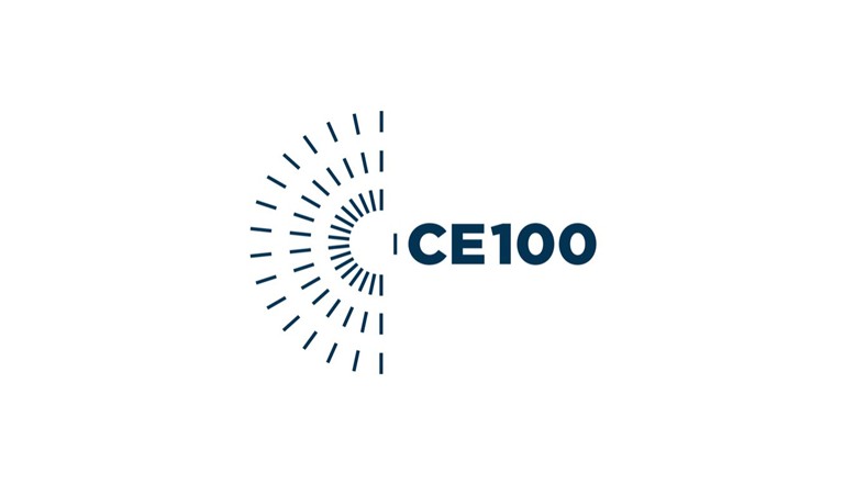CE100 로고