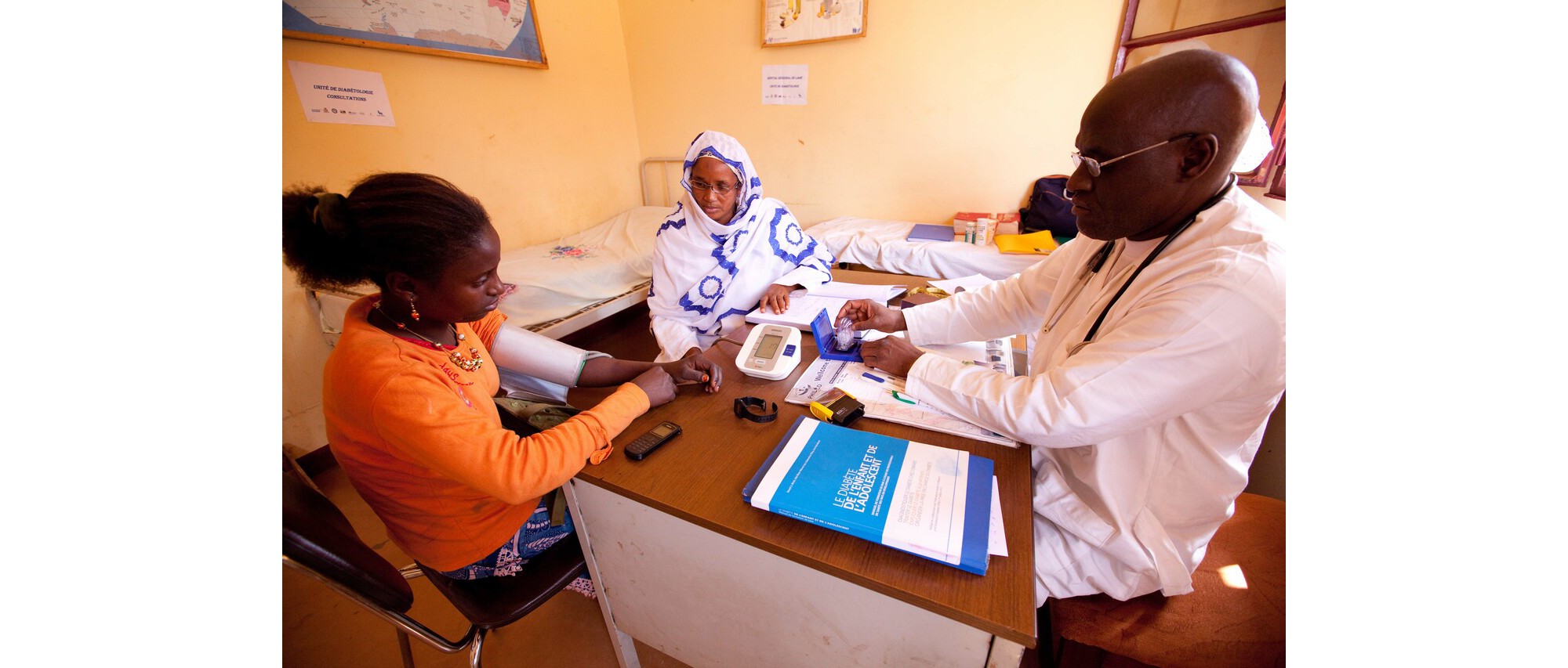 Safiatou Diallo iš Gvinėjos, serganti 1 tipo diabetu ir dalyvaujanti vaikams skirtoje programoje „Changing Diabetes®“.