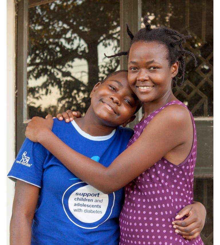 Immy lives in Uganda and has type 1 diabetes.