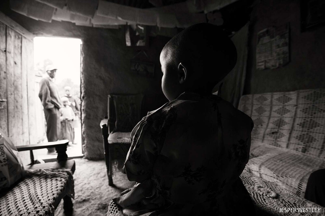 Young girl living with type 1 diabetes, Kenya