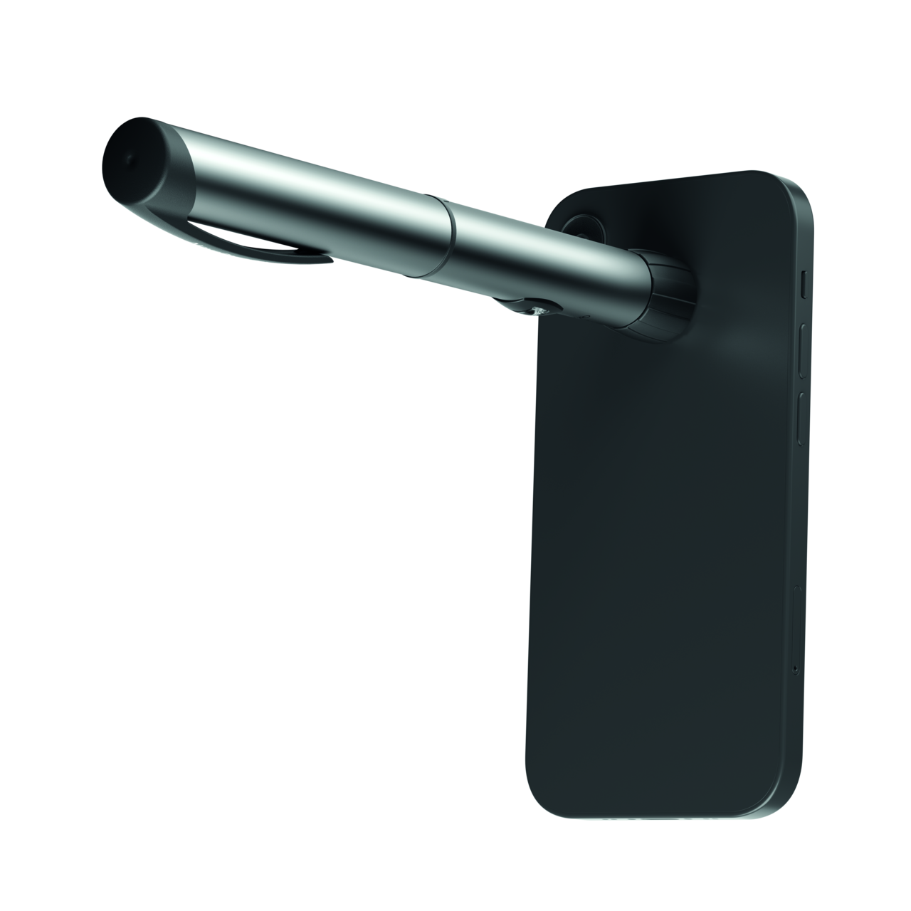 illustration of pen straight against the NFC spot on a mobile