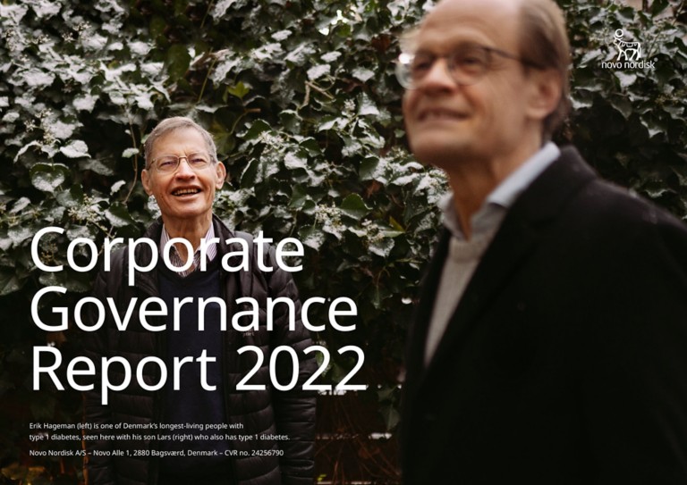 Front cover of the Corporate Governance Report 2022
