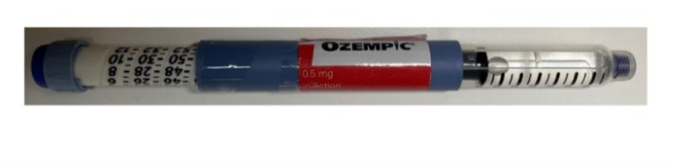 Beispiel eines gefälschten Ozempic-Pens