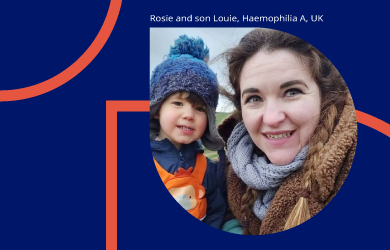 Practical tips on staying positive from Rosie, mum and carer to a boy with Hemophilia A