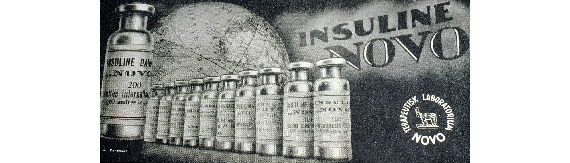 Insulin Novo oglas leta 1930.