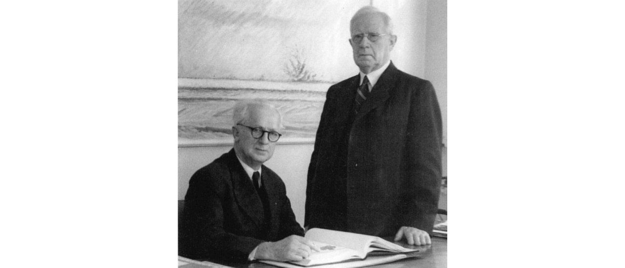 Harald und Thorvald Pedersen gründeten 1951 die Novo Stiftung