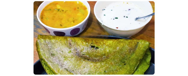 Rawa dosa & pooda