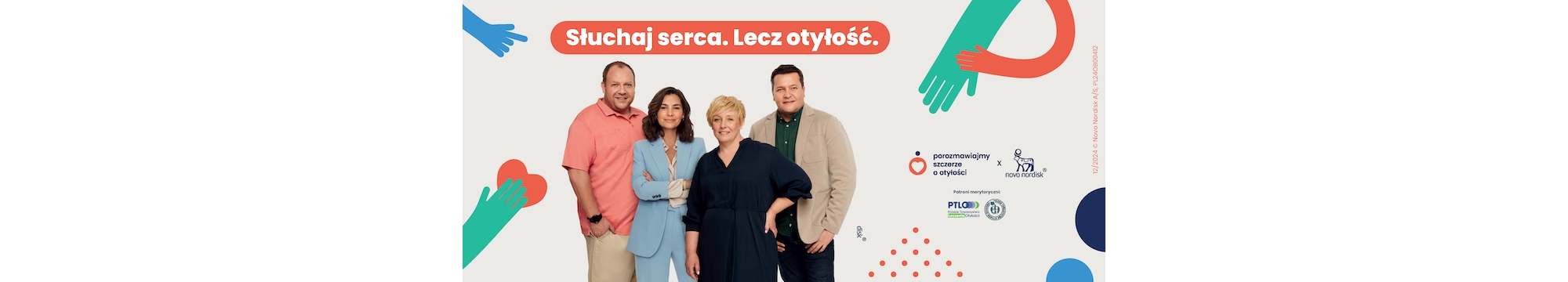 Zdjęcie główne kampani Słuchaj serca. Lecz otyłość.