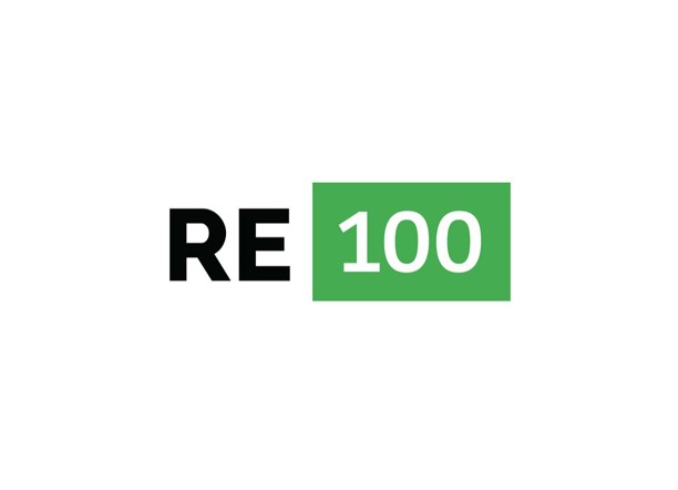 RE100 logotips