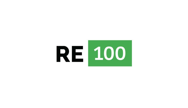 RE100 로고