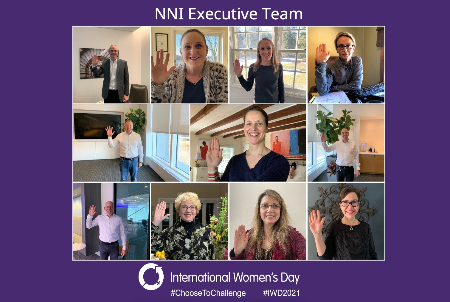 International Women's Day Photo of NNI Executive Team 